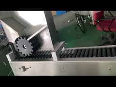 Máquina de etiquetas de vidro do tubo de ensaio da erva YM215 automática para o aplicador da etiqueta do tubo de ensaio da etiqueta do tubo do plasitc